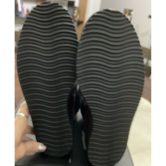 Very Volatile Women’s Size 7.5 Burgundy Leather Fur Hiking Boots. LSH183 - Picture 6 of 7